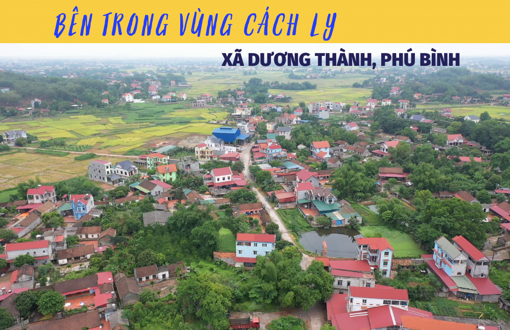 [Photo] Bên trong vùng cách ly xã Dương Thành, Phú Bình