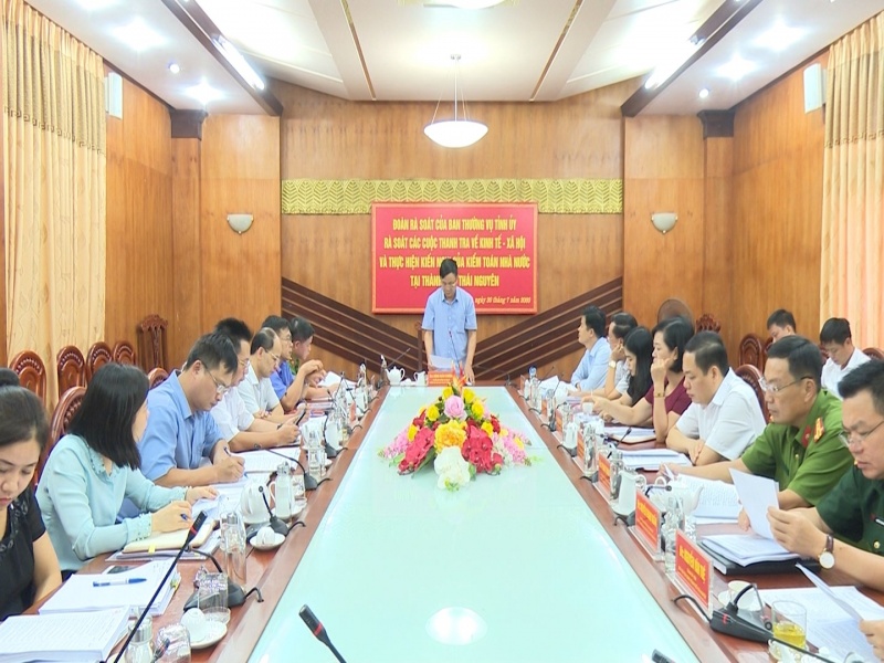 Rà soát các cuộc thanh tra về kinh tế - xã hội tại thành phố Thái Nguyên