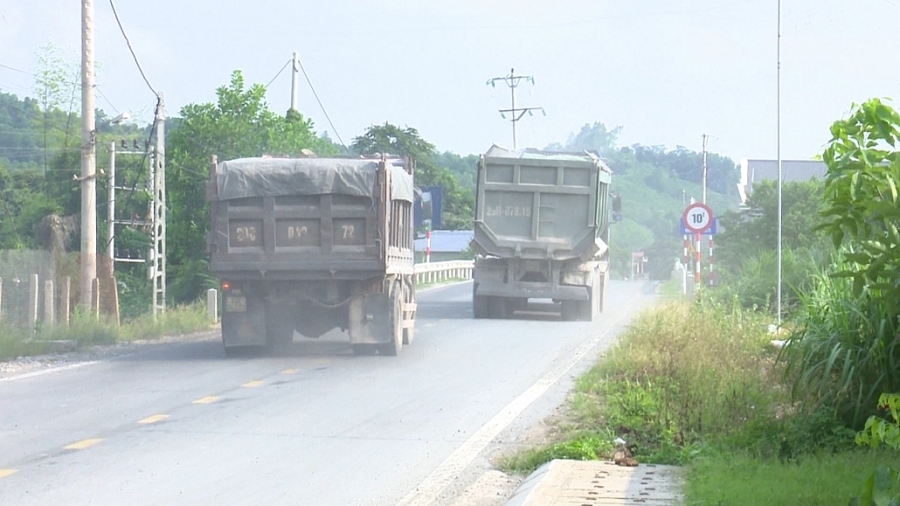 Mất an toàn giao thông trên tuyến đường Hóa Thượng - Hòa Bình, huyện Đồng Hỷ