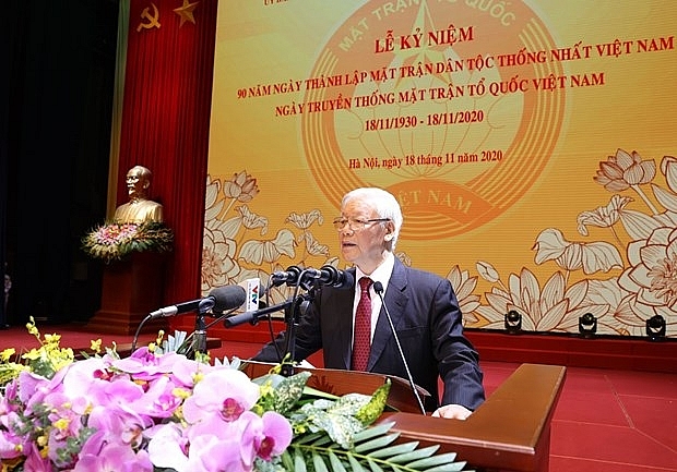 Kỷ niệm 90 năm Ngày thành lập Mặt trận Dân tộc Thống nhất Việt Nam | Chính trị | Vietnam+ (VietnamPlus)