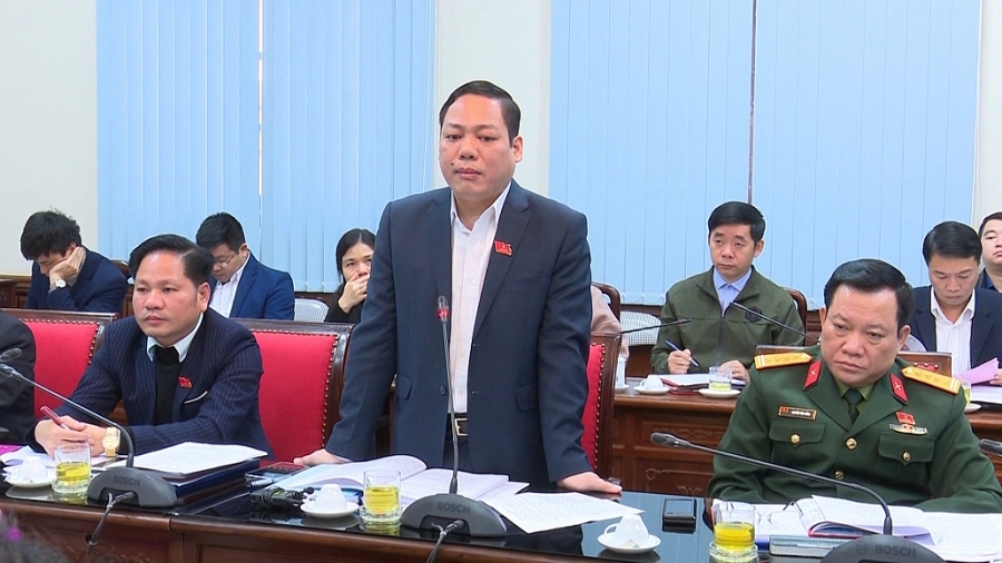 Thảo luận, cho ý kiến vào các nội dung chuyên đề trình tại Kỳ họp thứ 12, HĐND tỉnh Thái Nguyên khóa XIII