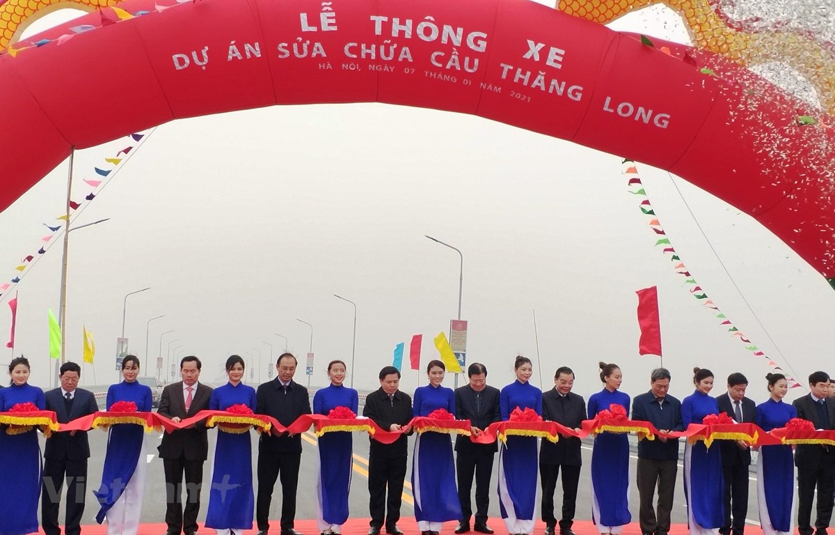 Hà Nội: Thông xe cầu Thăng Long, kết nối hoàn chỉnh đường vành đai 3