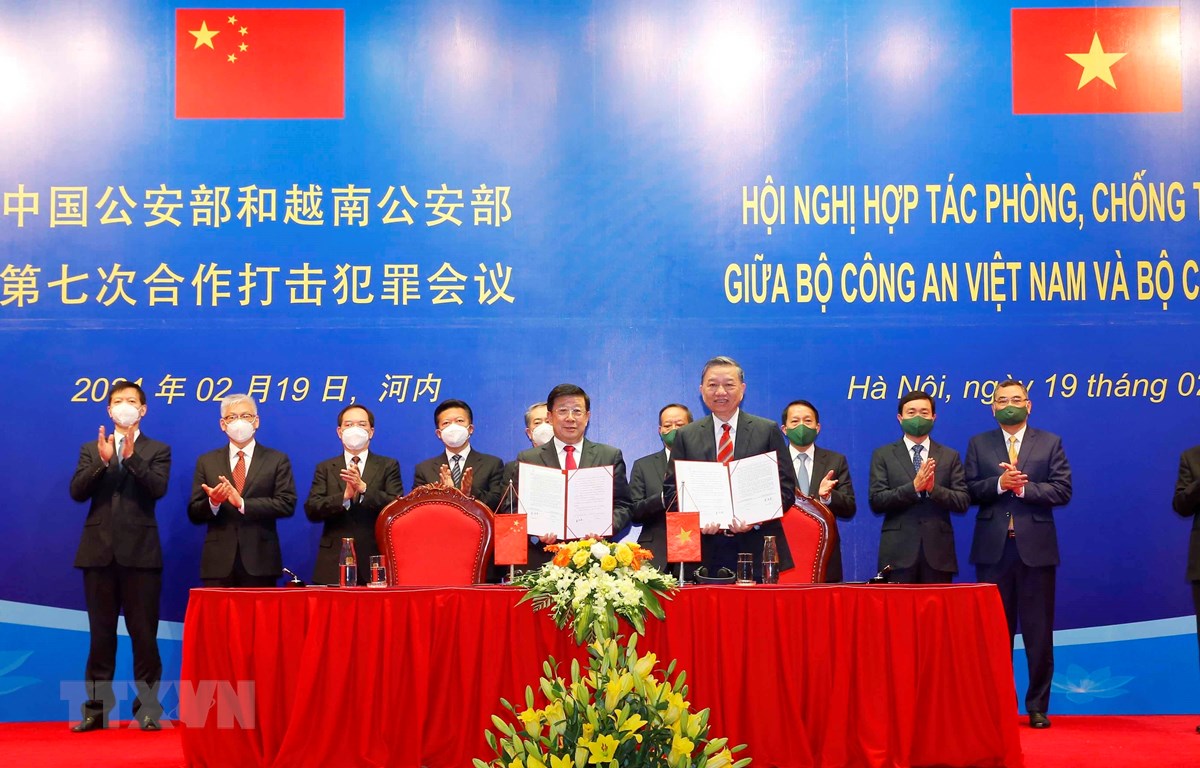 Hội nghị hợp tác phòng, chống tội phạm lần thứ 7 Việt Nam-Trung Quốc