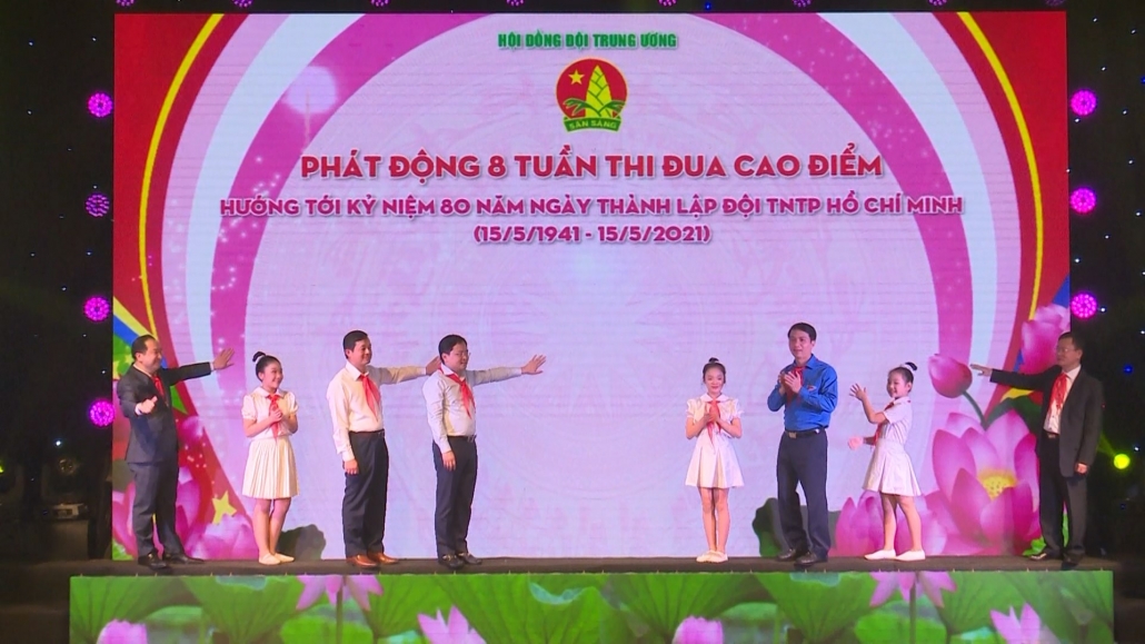 Phát động 8 tuần thi đua cao điểm chào mừng ngày thành lập Đội TNTP Hồ Chí Minh
