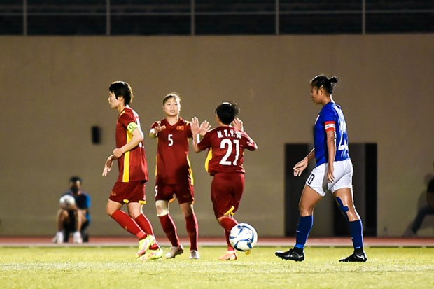 Doi tuyen nu Viet Nam thang tran ra quan tai AFF Cup 2022 hinh anh 1