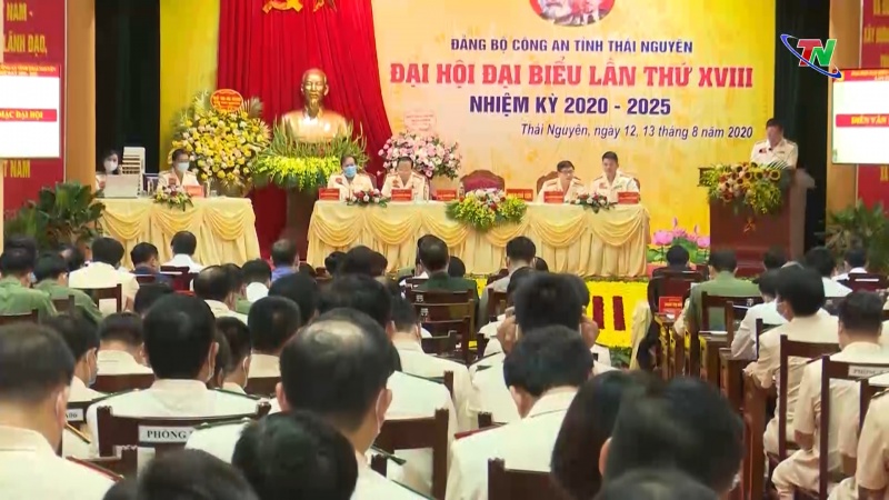 dai hoi dai bieu dang bo cong an tinh thai nguyen lan thu xviii nhiem ky 2020 2025