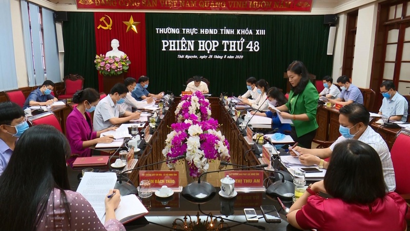 Phiên họp thứ 48, Thường trực HĐND tỉnh Thái Nguyên khóa XIII
