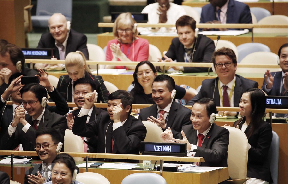 Tối 7/6/2019 (giờ Việt Nam), Chủ tịch Đại hội đồng Liên hợp quốc đã công bố Việt Nam chính thức trở thành ủy viên không thường trực Hội đồng Bảo an Liên hợp quốc nhiệm kỳ 2020-2021. Theo kết quả bỏ phiếu, có tổng cộng 192 trên tổng số 193 quốc gia, vùng l