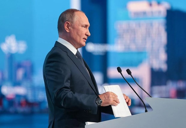 Tong thong Vladimir Putin khang dinh kinh te Nga on dinh hinh anh 1