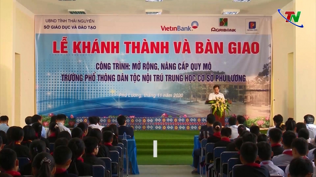 Khánh thành và bàn giao công trình mở rộng, nâng cấp Trường Phổ thông nội trú THCS Phú Lương