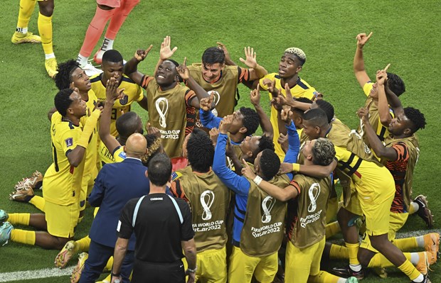 Ecuador danh bai chu nha Qatar o tran khai mac World Cup 2022 hinh anh 3