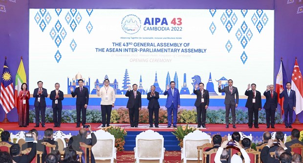 Khai mạc Đại hội đồng Liên nghị viện các quốc gia Đông Nam Á lần 43
