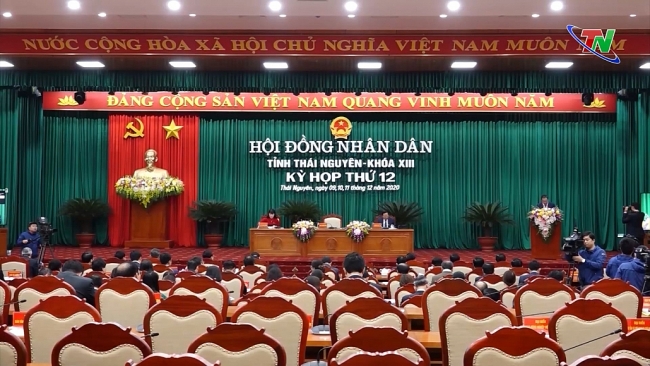 Ngày làm việc thứ nhất, Kỳ họp thứ 12, HĐND tỉnh Thái Nguyên, Khóa XIII, Nhiệm kỳ 2016-2021