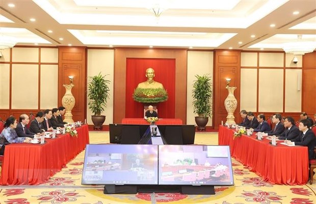 Tổng Bí thư Nguyễn Phú Trọng điện đàm với Bí thư thứ nhất Đảng CS Cuba