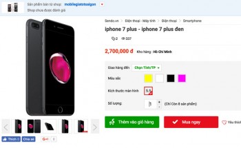 iPhone 7 Plus giá chưa đến 3 triệu đồng chào bán nhan nhản trên mạng