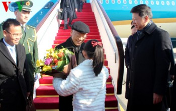 Tổng Bí thư đến Bắc Kinh, bắt đầu chuyến thăm chính thức Trung Quốc