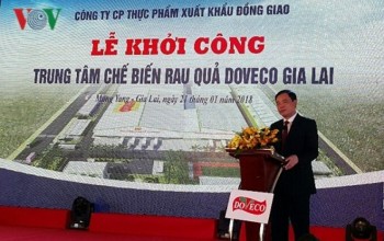 Khởi công Dự án chế biến rau củ quả lớn nhất Việt Nam