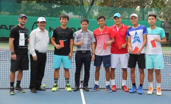 ĐT quần vợt Việt Nam sẵn sàng cho trận mở màn Davis Cup