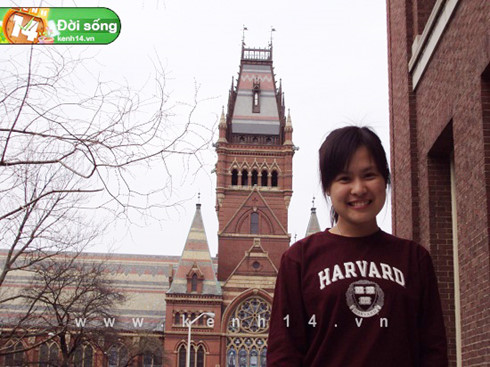 gap go 2 co gai cung gia dinh deu gianh hoc bong dai hoc harvard