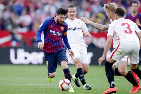Lionel Messi lập hat-trick, Barca ngược dòng thành công trước Sevilla