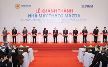 Thủ tướng Nguyễn Xuân Phúc dự Lễ khánh thành Nhà máy Thaco Mazda