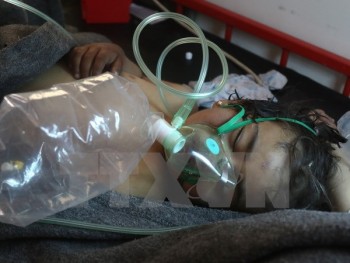Anh, Pháp, Mỹ trình dự thảo lên án vụ tấn công hóa học ở Syria