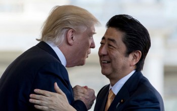 Lãnh đạo Mỹ - Nhật Bản điện đàm về tình hình Triều Tiên
