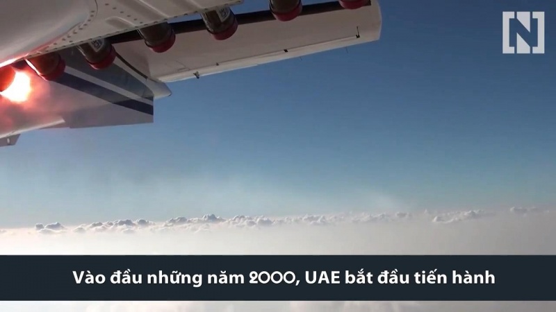 Kỹ thuật gieo mây giúp UAE tạo mưa nhân tạo