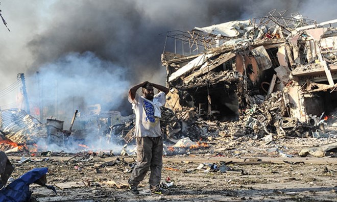 Đánh bom sân vận động ở Somalia, nhiều người chết và bị thương