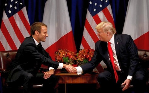 Tổng thống Pháp thăm chính thức Mỹ thắt chặt quan hệ đồng minh
