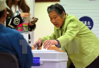 Bầu cử Tổng thống Hàn Quốc: Cử tri đi bỏ phiếu đạt 63,7%