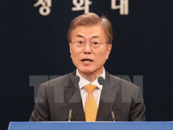 Tỷ lệ ủng hộ Tổng thống Hàn Quốc Moon Jae-in vượt ngưỡng 80%