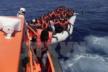 20 người di cư chết đuối trên Địa Trung Hải do tàu quá tải