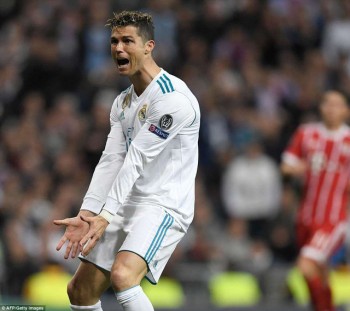 C.Ronaldo và Ulreich tệ nhất ở trận Real Madrid 2-2 Bayern Munich