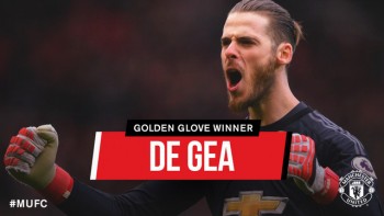 De Gea lần đầu nhận giải Găng tay vàng