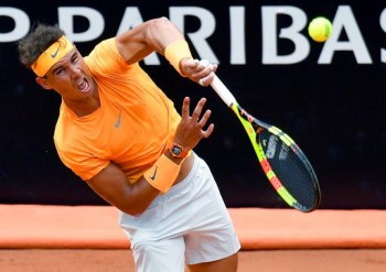 Nadal khởi đầu tốt, Djokovic vượt "ải" thứ hai ở Rome Masters