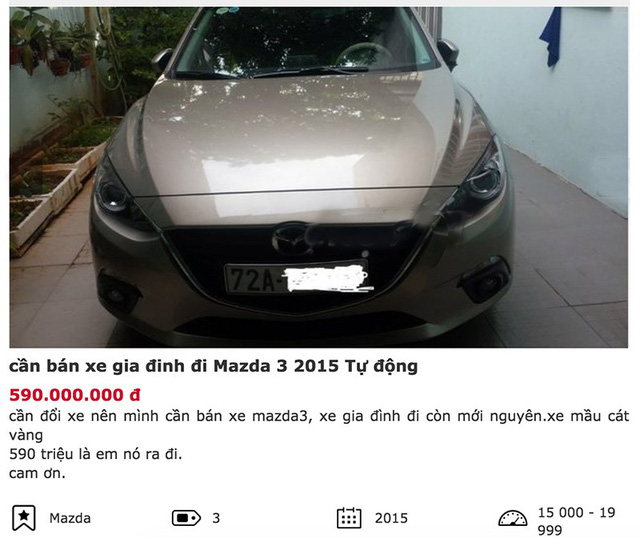 Lạ thường những chiếc Mazda3 “cá vàng” giá đắt ngang xe mới