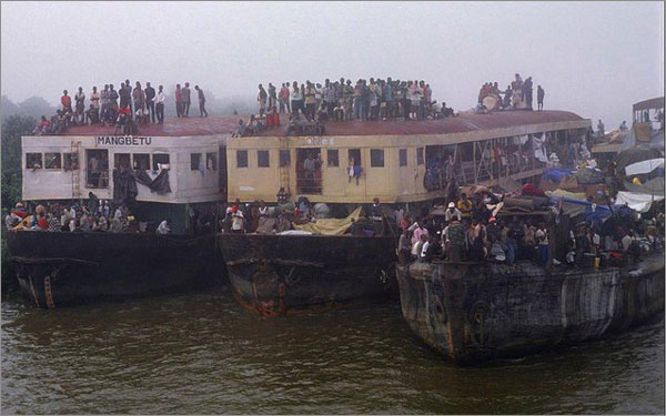 Chìm tàu tại Congo khiến ít nhất 30 người thiệt mạng