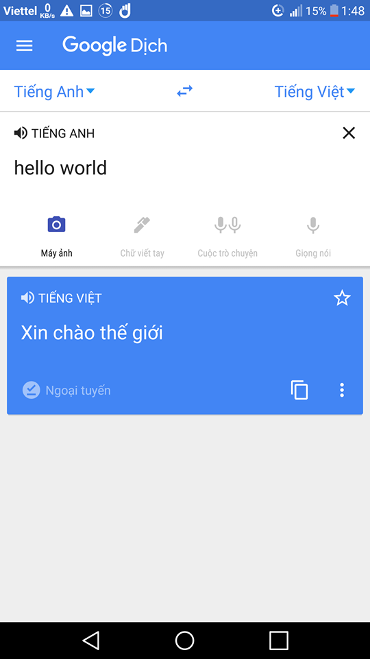 google translate tich hop tri tue nhan tao cho chuc nang dich offline ho tro tieng viet