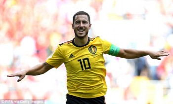 Hazard và Lukaku thay nhau lập cú đúp, Bỉ vùi dập Tunisia