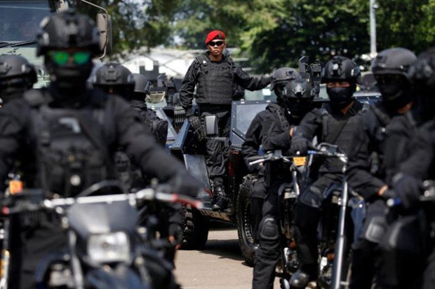 Indonesia bắt giữ 34 nghi phạm khủng bố tại tỉnh Trung Kalimantan