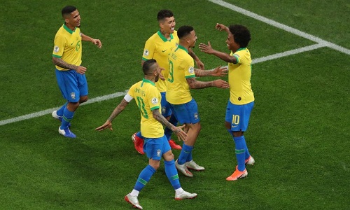 brazil de bep peru vao tu ket copa america 2019