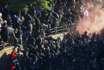 Biểu tình biến thành bạo lực trước thềm hội nghị G20 tại Đức