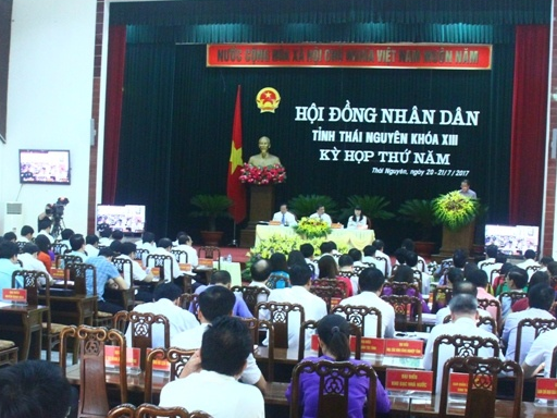 Ngày làm việc thứ 2, Kỳ họp thứ 5, HĐND tỉnh Thái Nguyên Khóa XIII