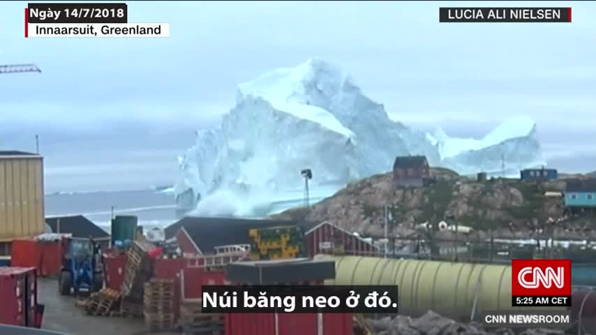 Núi băng trôi 11 triệu tấn đe dọa gây sóng thần ven biển Greenland