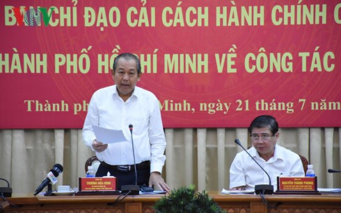 PTT Trương Hòa Bình: “TPHCM cần đẩy mạnh cải cách hành chính“