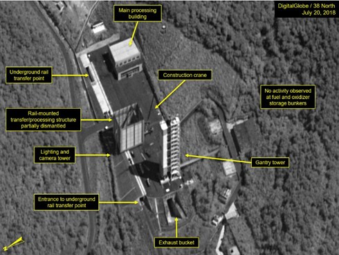 Triều Tiên bắt đầu tháo dỡ bãi thử tên lửa Sohae
