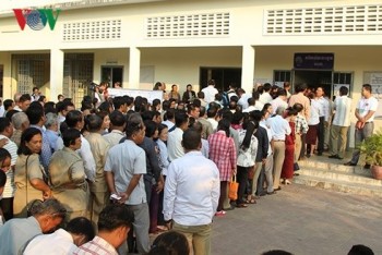 8,3 triệu cử tri Campuchia tham gia bỏ phiếu bầu cử Quốc hội Khóa VI