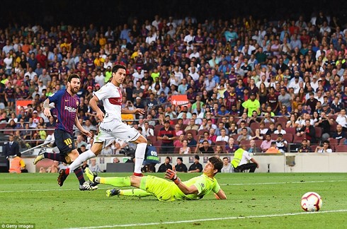 Lionel Messi tỏa sáng, Barca ghi 8 bàn vào lưới tân binh Huesca