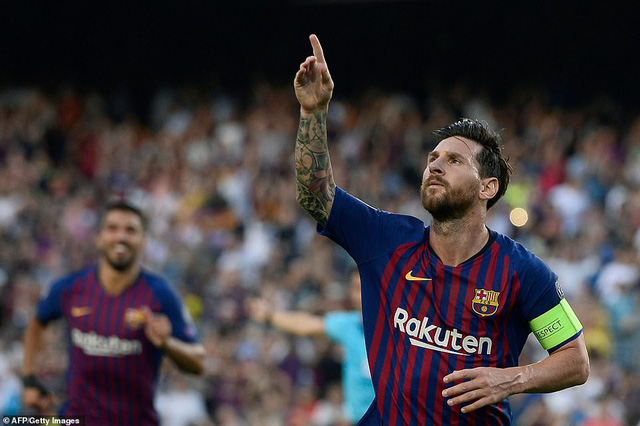 barcelona 4 0 psv eindhoven cu hattrick cua messi